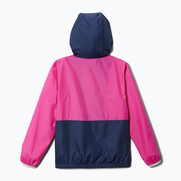 Columbia pentru copii Back Bowl jachetă cu glugă cu glugă și hanorac roz și albastru marin 2031582695 2