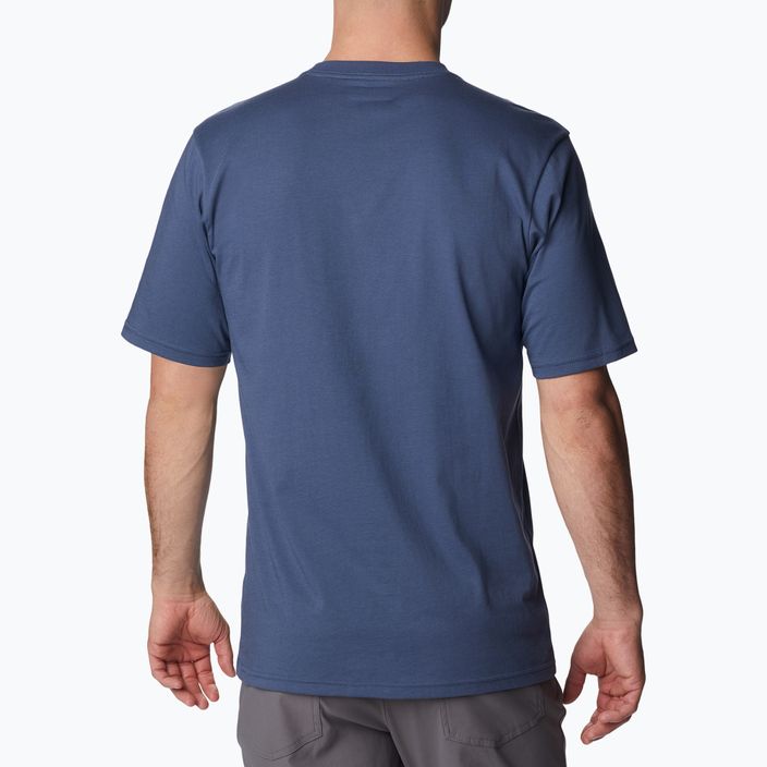 Tricou de trekking pentru bărbați Columbia CSC Basic Logo bleumarin 1680053480 2