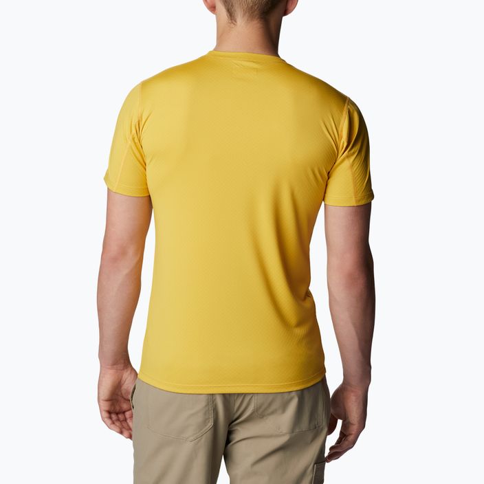 Tricou de trekking pentru bărbați Columbia Zero Rules galben 1533313742 2