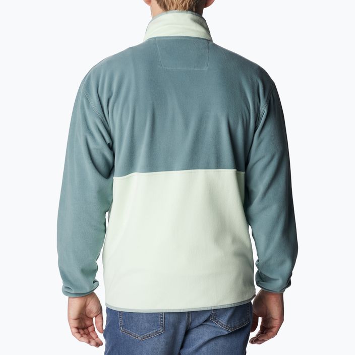 Bluză fleece pentru bărbați Columbia Back Bowl albastru-verde 1890764346 2