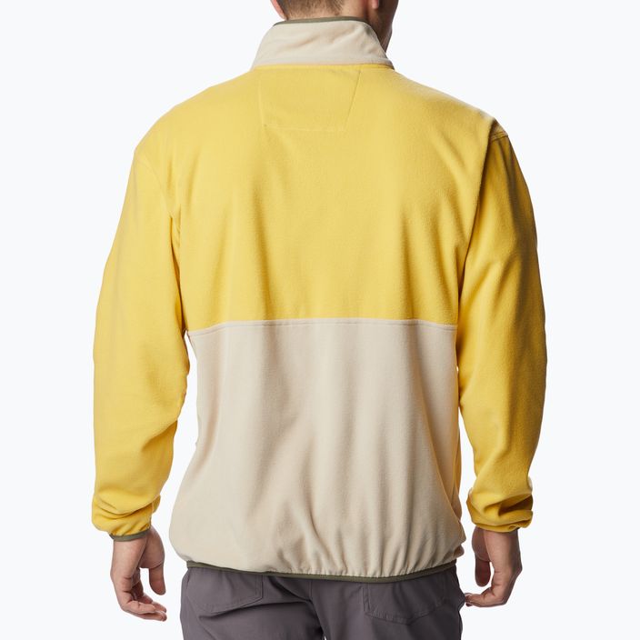 Bluză fleece pentru bărbați Columbia Back Bowl galben-bej 1890764743 2
