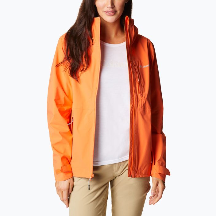 Jachetă de ploaie Columbia pentru femei Omni-Tech Ampli-Dry portocalie 1938973853 4