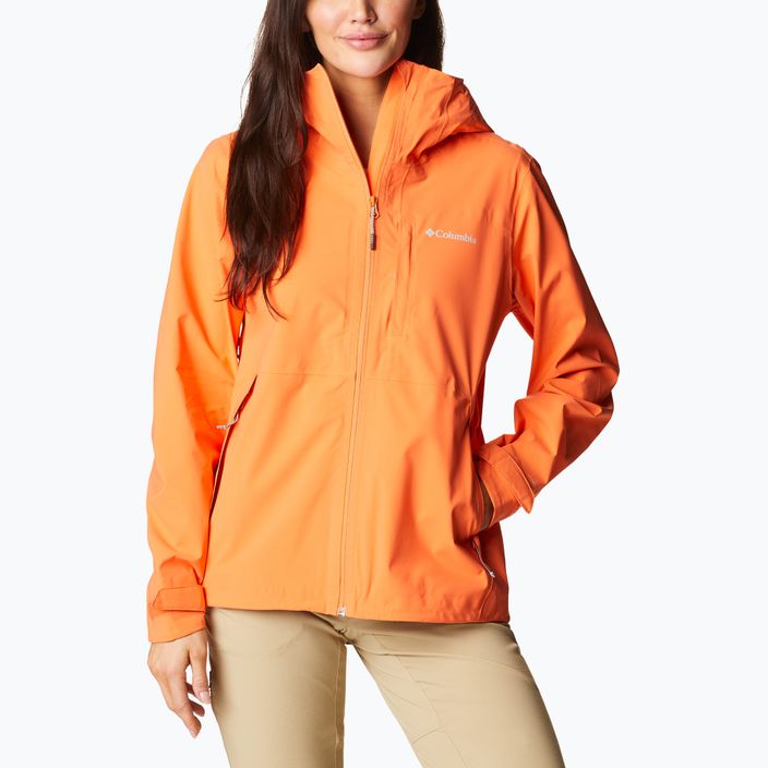 Jachetă de ploaie Columbia pentru femei Omni-Tech Ampli-Dry portocalie 1938973853 6