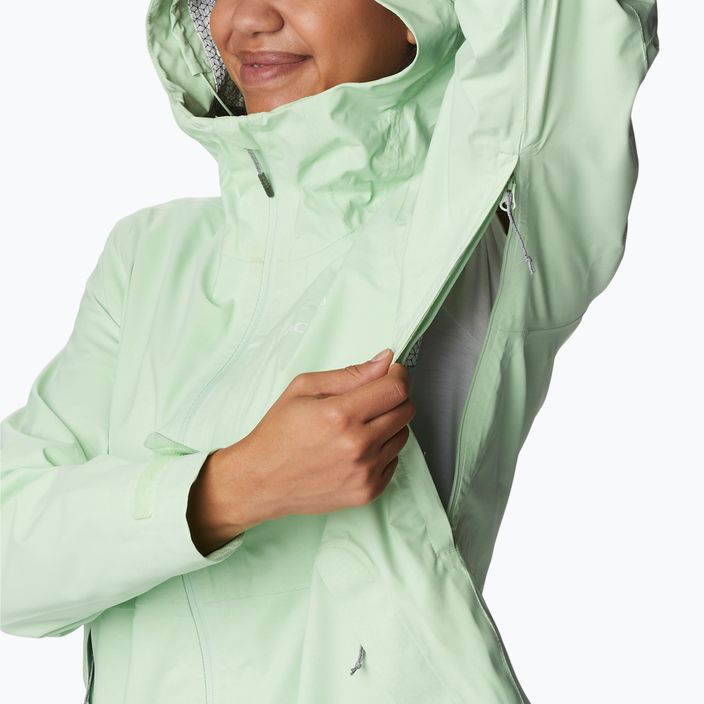 Jachetă de ploaie Columbia pentru femei Omni-Tech Ampli-Dry verde 1938973372 11