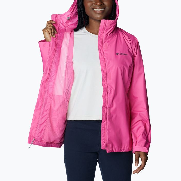 Columbia Arcadia II jachetă de ploaie pentru femei roz 1534115656 4