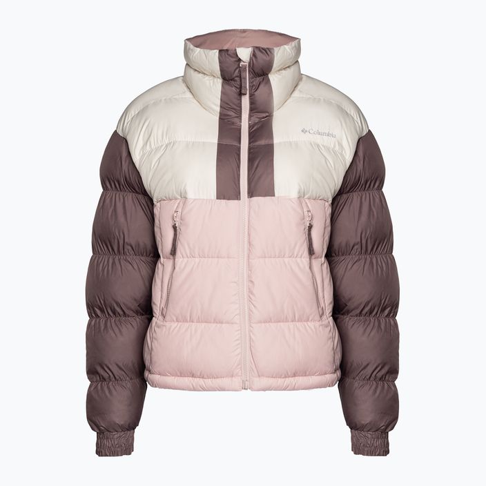 Columbia Pike Lake II Cropped jachetă de puf pentru femei, roz prăfuit/cretă/basalt 8