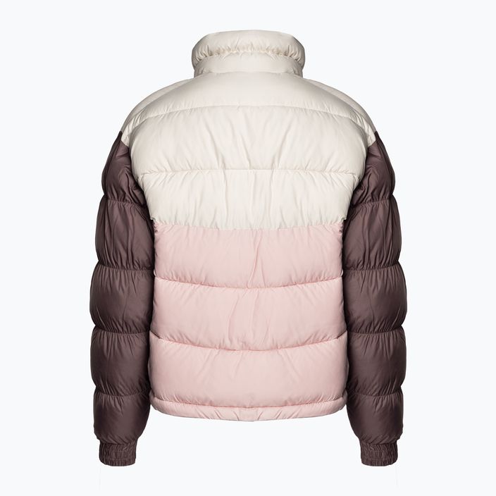 Columbia Pike Lake II Cropped jachetă de puf pentru femei, roz prăfuit/cretă/basalt 9