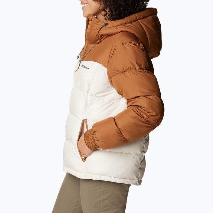 Columbia Pike Lake Insulated II jachetă din puf pentru femei de culoare camel maro/cretă 2