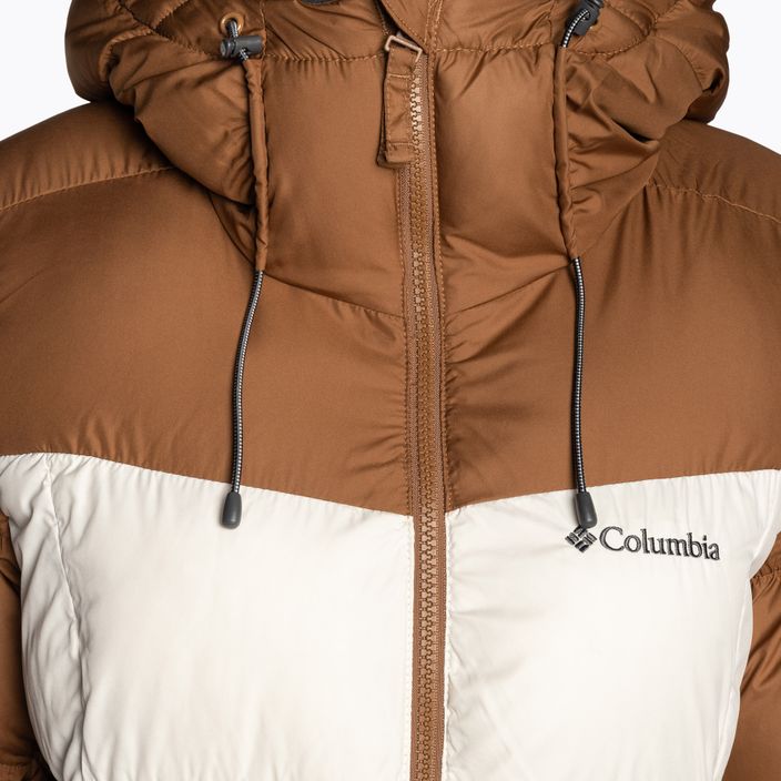 Columbia Pike Lake Insulated II jachetă din puf pentru femei de culoare camel maro/cretă 10