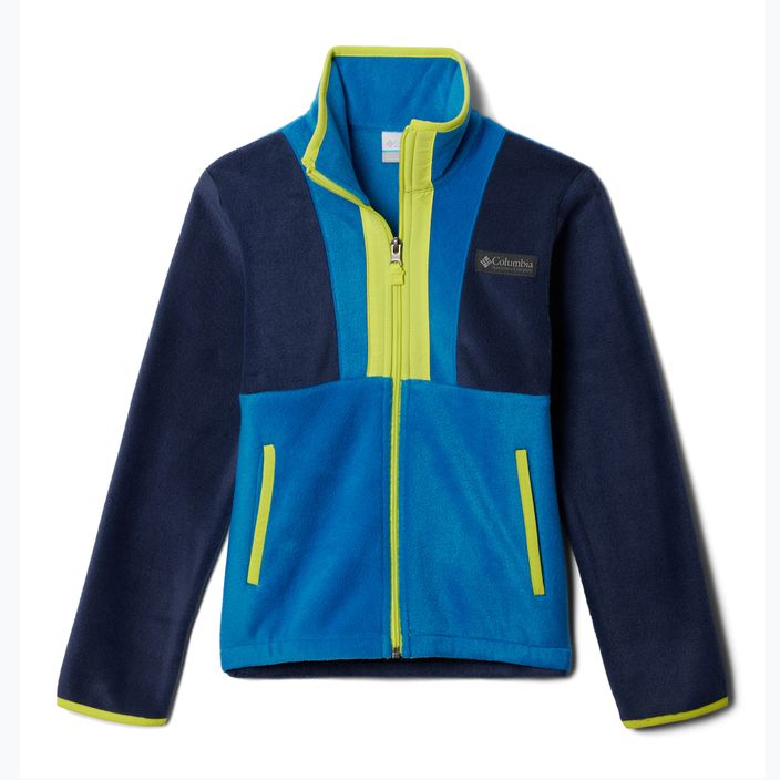Tricou de trekking pentru copii Columbia Back Bowl collegiate navy/bright indigo pentru copii