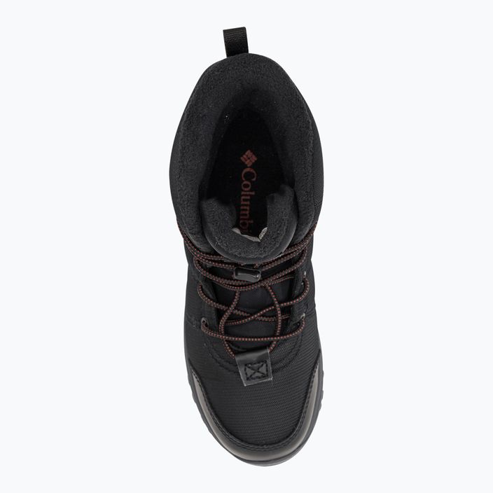 Columbia FAIRBANKS Omni-Heat cizme de drumeție pentru tineret negru/roșu de picătură 6