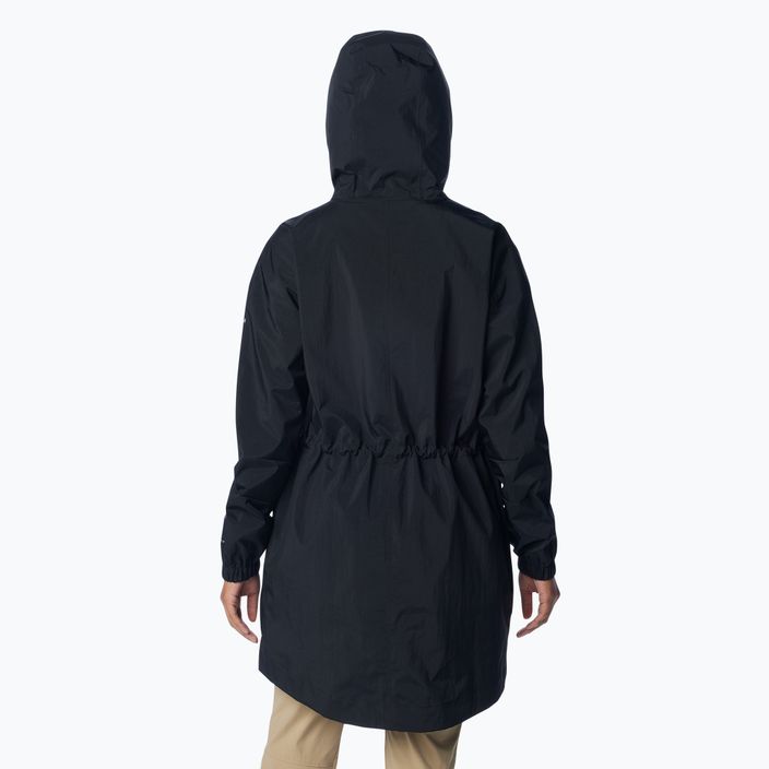 Palton de ploaie pentru femei Columbia Splash Side black crinkle 3