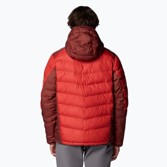 Columbia Labyrinth Loop II Hooded sail red/ spice bărbați în jos sacou 3