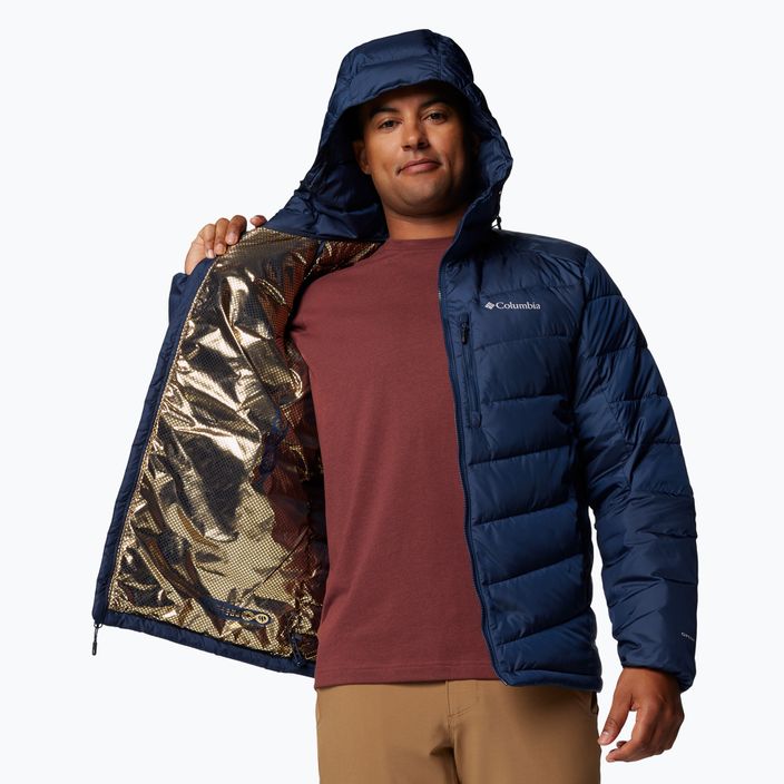 Columbia Labyrinth Loop II Hooded jachetă pentru bărbați Collegiate Navy 6