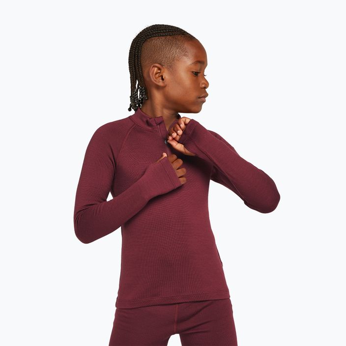 Bluză termoactivă pentru copii icebreaker 260 Tech LS Half Zip port