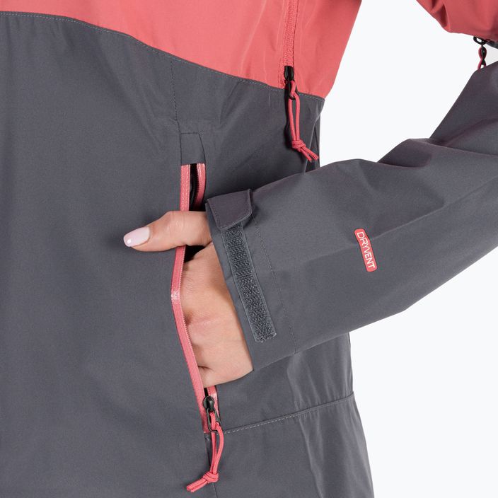 Jachetă de ploaie pentru femei The North Face Diablo Dynamic JKT gri-roz NF0A555W59L1 5