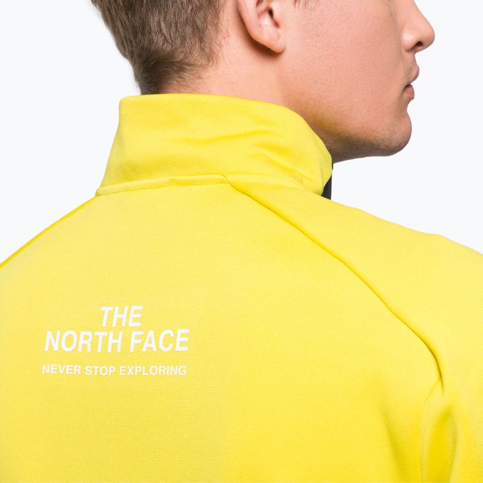 Bărbați The North Face MA 1/4 Zip 1/4 fleece sweatshirt galben NF0A5IESY7C1 6