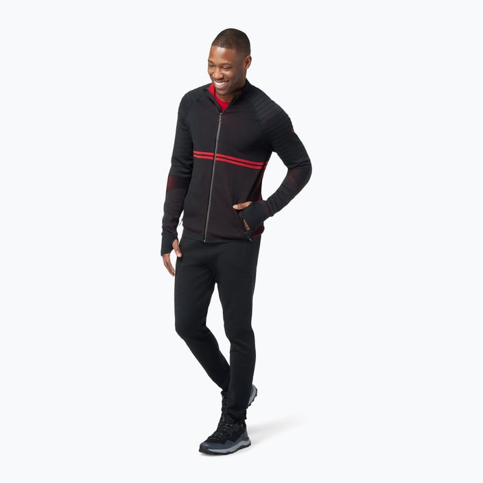 Bărbați Smartwool Intraknit Merino Tech Full Zip pulover termic negru 16671 2