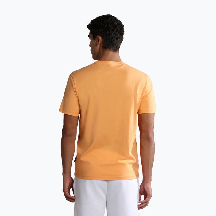 Tricou Napapijri NP0A4H22 naranja pentru bărbați 3