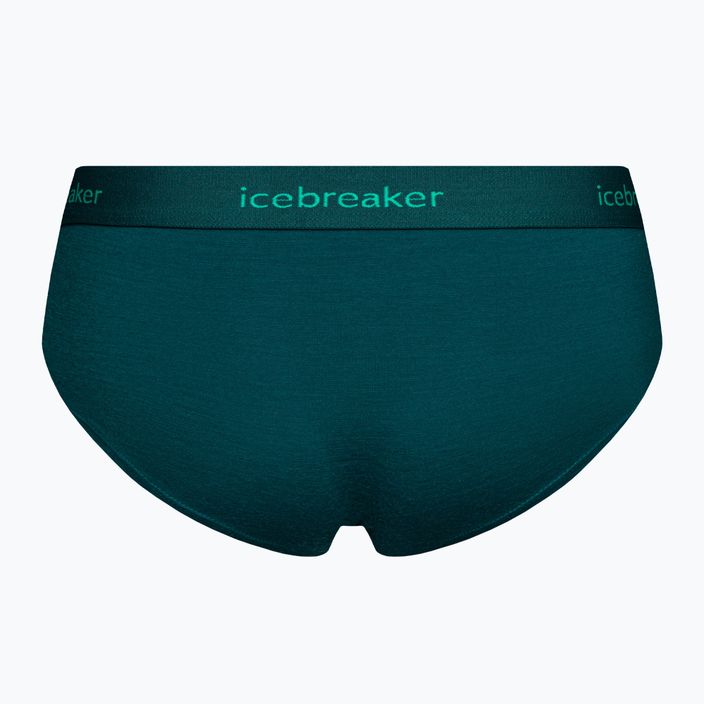 Icebreaker boxeri termici pentru femei Sprite Verde cald 103023 2