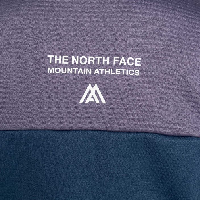 Bluză de trekking pentru femei The North Face Ma Crew Neck Fleece gri-albastră NF0A824QIJV1 4