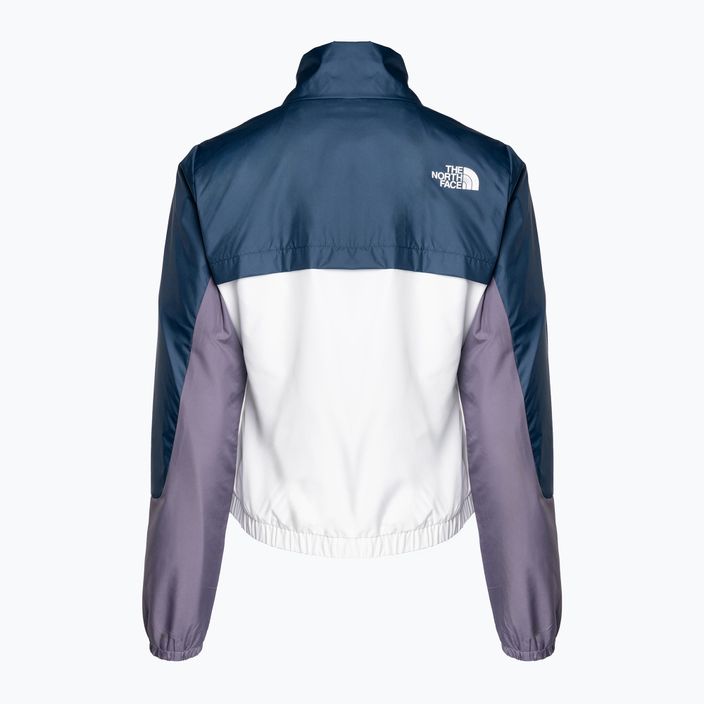Jachetă de vânt pentru femei The North Face MA Wind Full Zip alb-violet-albastru NF0A825DIKC1 2