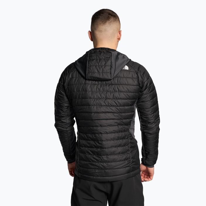Jachetă bărbătească The North Face Insulation Hybrid pentru bărbați, negru/gri de asfalt 2