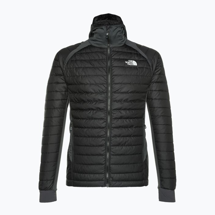Jachetă bărbătească The North Face Insulation Hybrid pentru bărbați, negru/gri de asfalt 7
