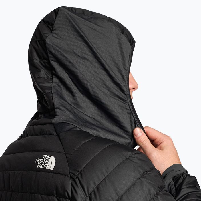 Jachetă bărbătească The North Face Insulation Hybrid pentru bărbați, negru/gri de asfalt 3