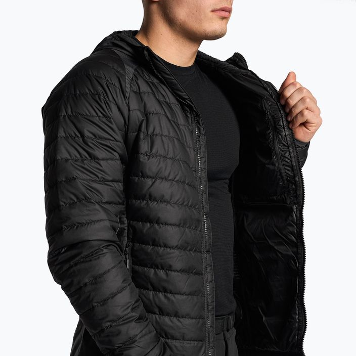 Jachetă bărbătească The North Face Insulation Hybrid pentru bărbați, negru/gri de asfalt 6
