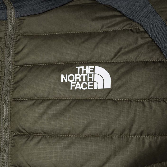 Jachetă hibridă The North Face Insulation Hybrid pentru bărbați, nou, verde taupe/asfalt gri 3
