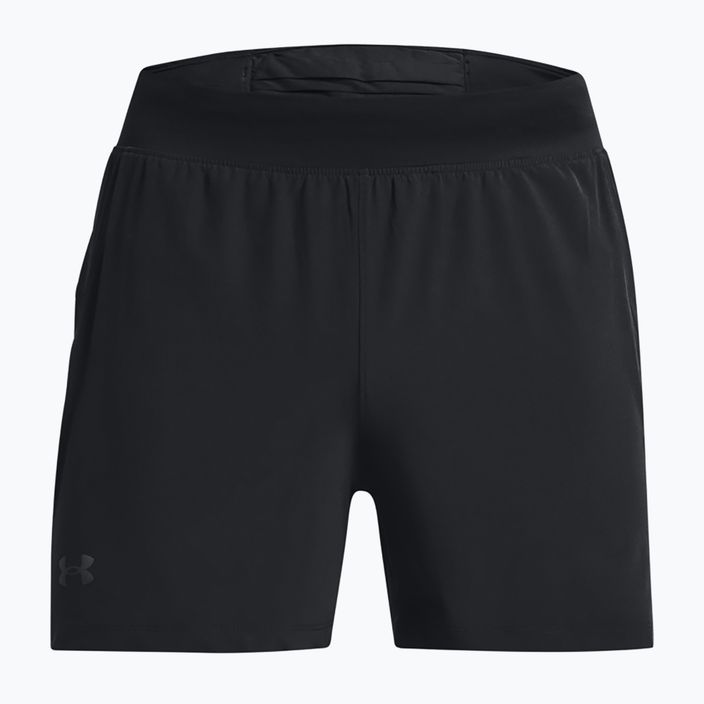 Pantaloni scurți de alergat pentru bărbați Under Armour Launch Elite 5" black/black/reflective 5