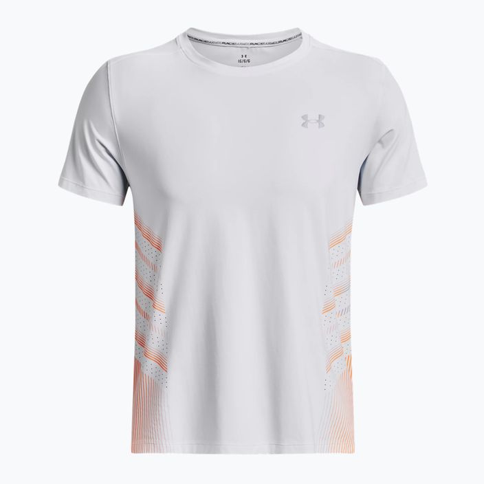 Tricou de alergare Under Armour Iso-Chill Laser Heat pentru bărbați, alb 1376518