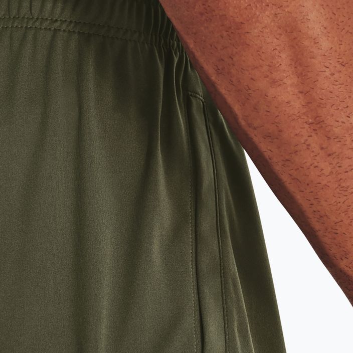 Pantaloni scurți de antrenament pentru bărbați Under Armour Tech Graphic marine din verde/negru 3