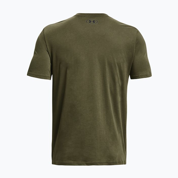 Tricou pentru bărbați Under Armour Sportstyle Left Chest marine green/black 5