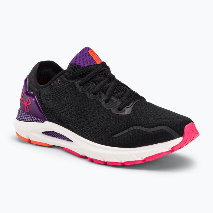 Pantofi de alergare pentru femei Under Armour W Hovr Sonic 6 negru / galaxy violet / roz șoc 3026128