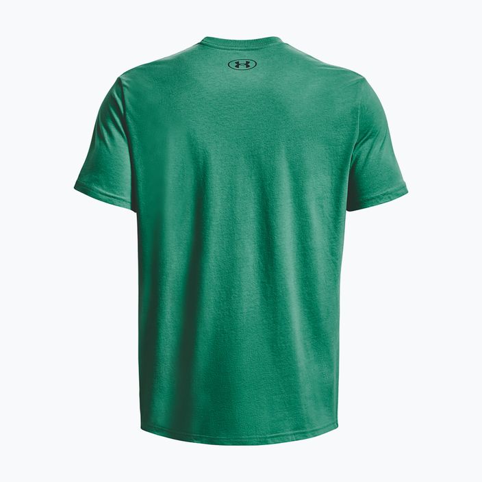 Tricou pentru bărbați Under Armour Sportstyle Left Chest birdie green/black 2