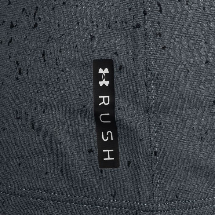 Under Armour Rush Cicada tricou de alergare pentru femei negru/gri 1378405 4