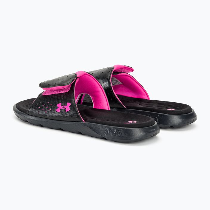 Papuci pentru femei Under Armour Ignite 7 SL black/black/rebel pink 3