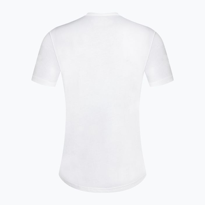 Tricou Under Armour Logo Emb Heavyweight pentru bărbați, alb/negru 5