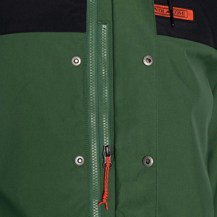 Jachetă de snowboard pentru bărbați Volcom Longo Gore-Tex verde G0652306 4