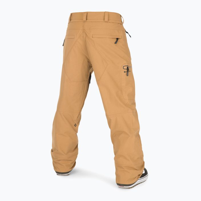 Pantaloni de snowboard pentru bărbați Volcom L Gore-Tex Caramel G1352303 2