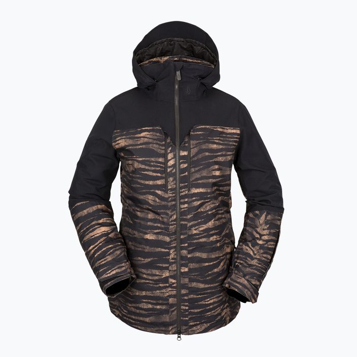 Jachetă de snowboard pentru femei Volcom Shelter 3D Stretch negru-maro H0452210 8