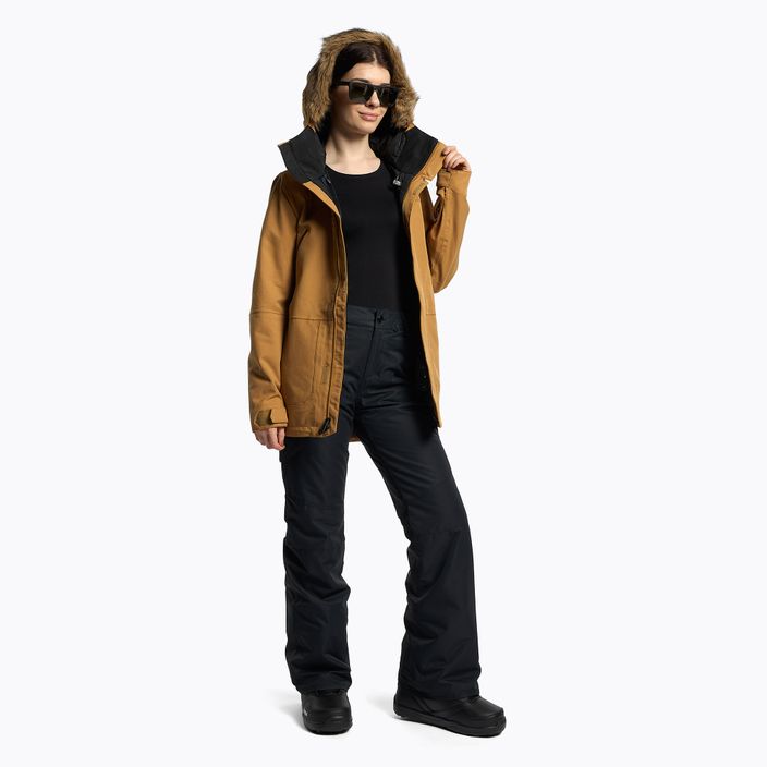 Jachetă de snowboard pentru femei Volcom Shadow Ins Caramel H0452306 2