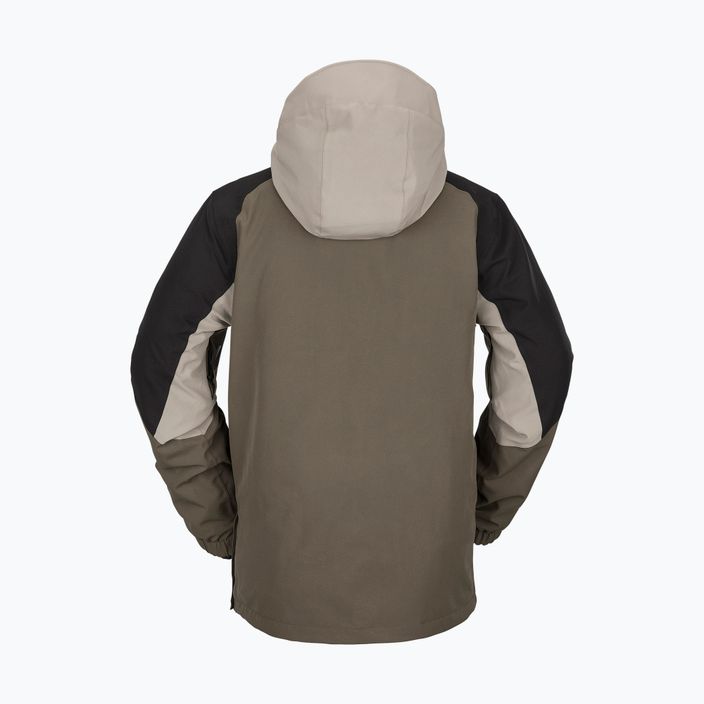 Jachetă de snowboard pentru bărbați Volcom Brighton Pullover maro/negru G0652315 2