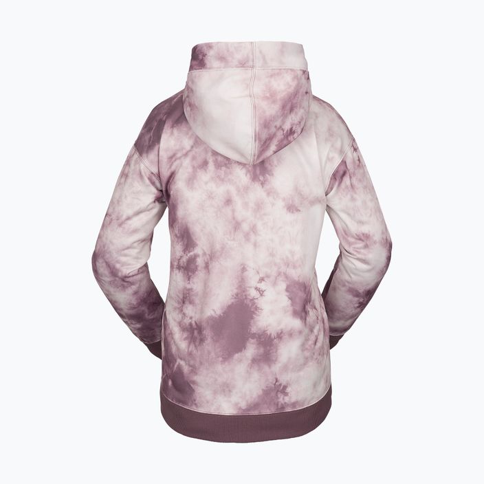 Hanorac cu glugă Volcom Spring Shred Hoody roz H4152303 pentru femei 8