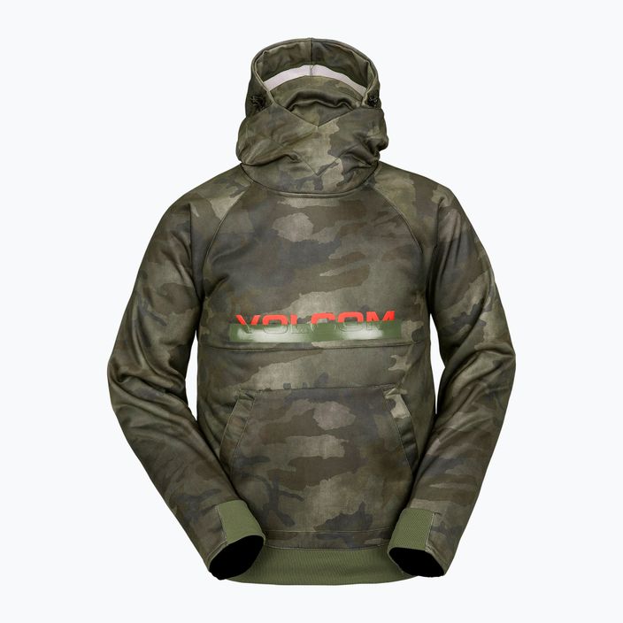 Bluză de snowboard pentru bărbați Volcom Hydro Riding Hoodie cloudwash camo