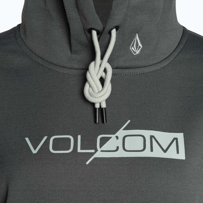 Bluză de snowboard pentru femei Volcom Core Hydro Hoodie eucalyptus 3