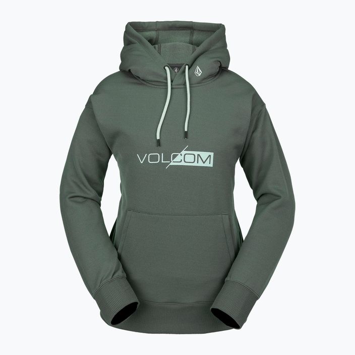 Bluză de snowboard pentru femei Volcom Core Hydro Hoodie eucalyptus 4