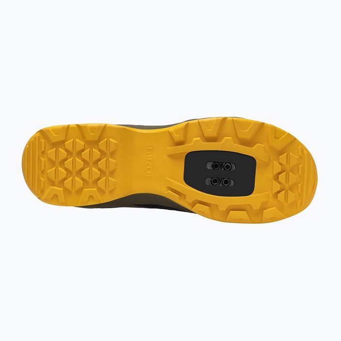 Încălțăminte de ciclism MTB męskie Giro Gauge trail green/spectra yellow 2